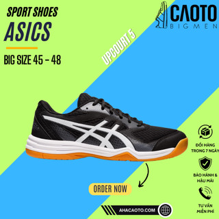 Giày Thể Thao Bóng Chuyền Asics Gel-Upcourt 5 Black Big Size - Giày Thể Thao Nam Big Size 45 46 47 48