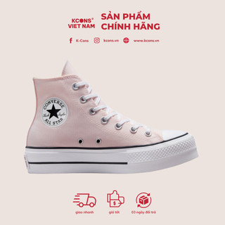 Chuck Canvas Platform Decade Pink High | Giày Converse Thể Thao Đế Cao A05135C