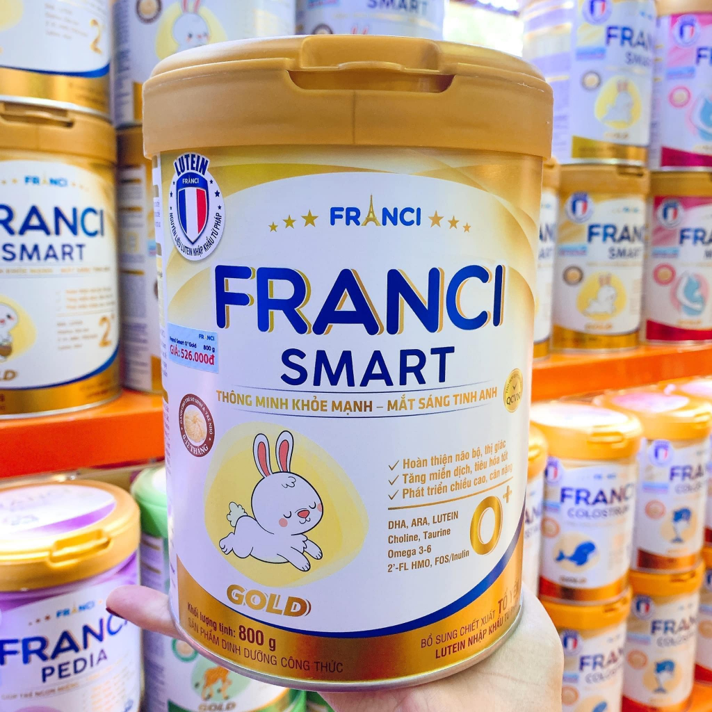 Franci Smart số 0-1-2 bé thông minh - khỏe mạnh - mắt sáng tinh anh
