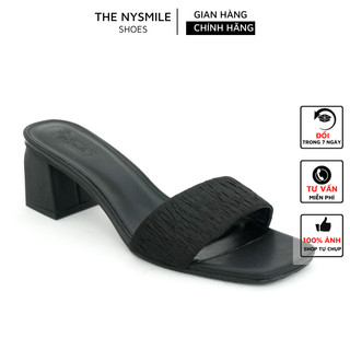 Guốc nữ 5p gót vuông, guốc quai ngang nữ - thenysmile - susa