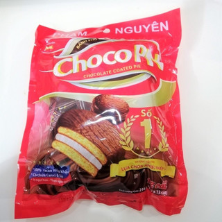 BÁNH CHOCO PN PHỦ KEM GÓI 216G (12 CÁI)