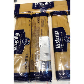 Mì ý sợi tròn dài spaghetti La Sicilia 500gr - Date 09/09/2025
