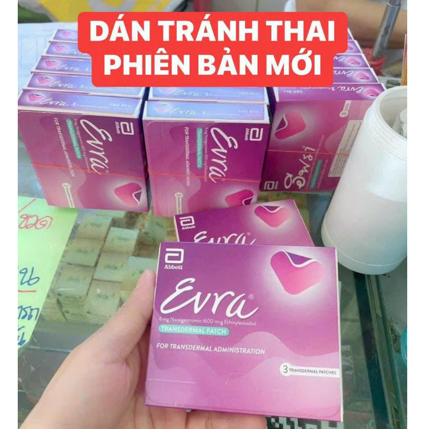 Miếng dán tránh thai Evra Thái Lan