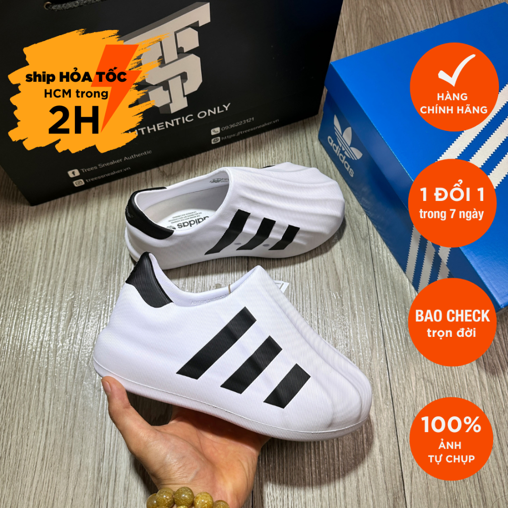 ADIDAS ADIFOM SUPERSTAR WHITE BLACK IG0242 FULL BOX TAG AUTH