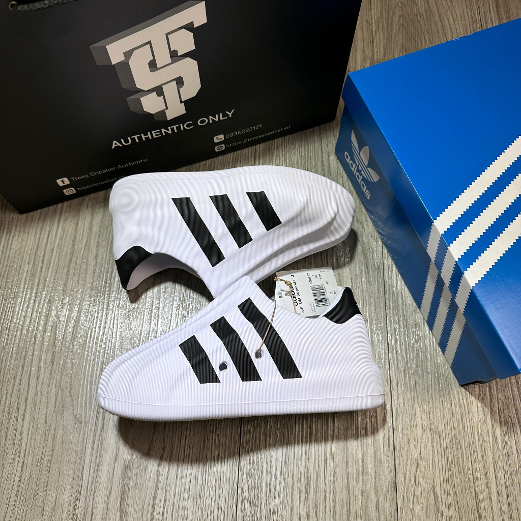 ADIDAS ADIFOM SUPERSTAR WHITE BLACK IG0242 FULL BOX TAG AUTH