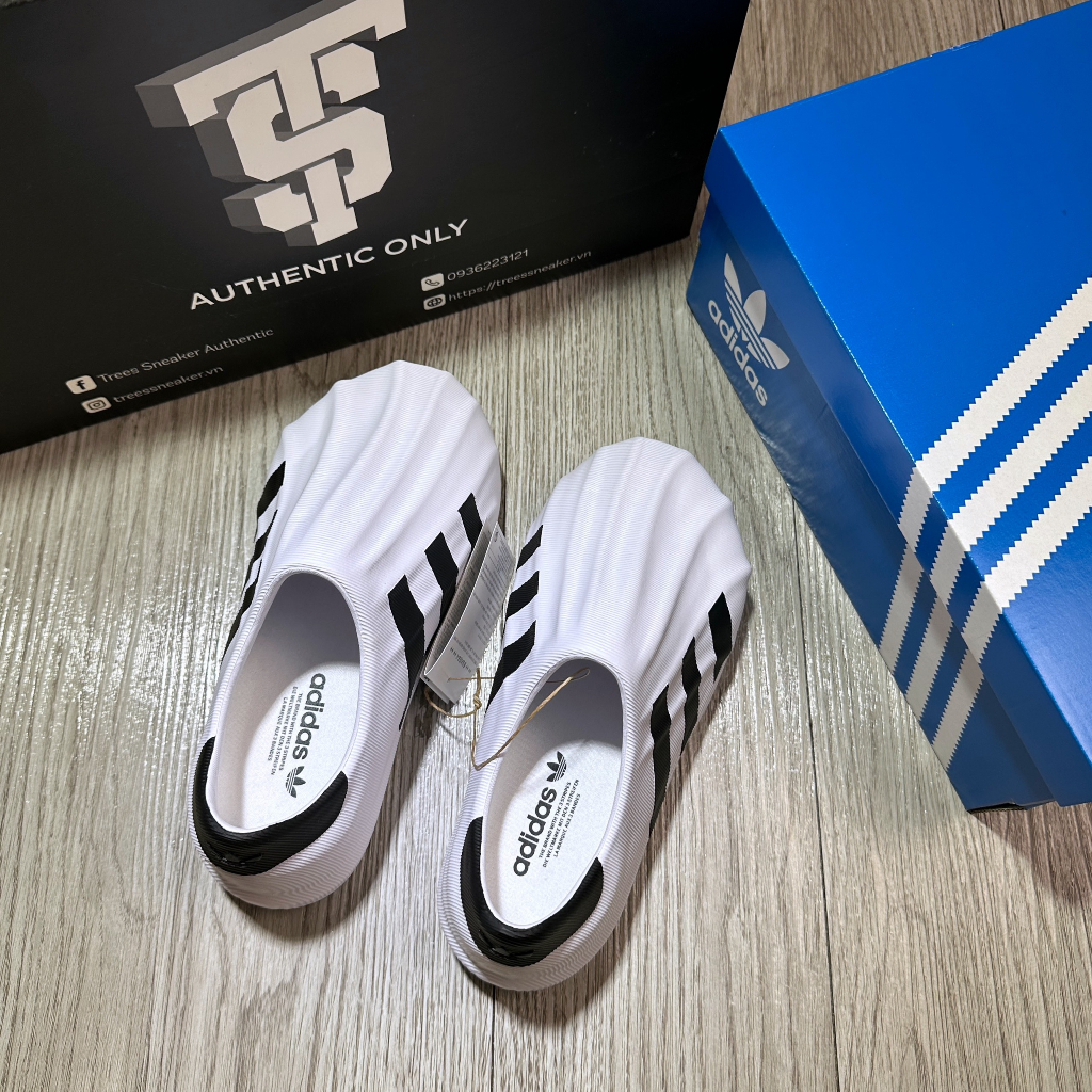 ADIDAS ADIFOM SUPERSTAR WHITE BLACK IG0242 FULL BOX TAG AUTH