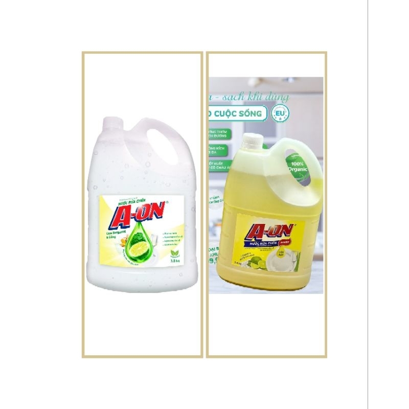 Nước rửa chén AON 3,8kg (Đậm đặc)