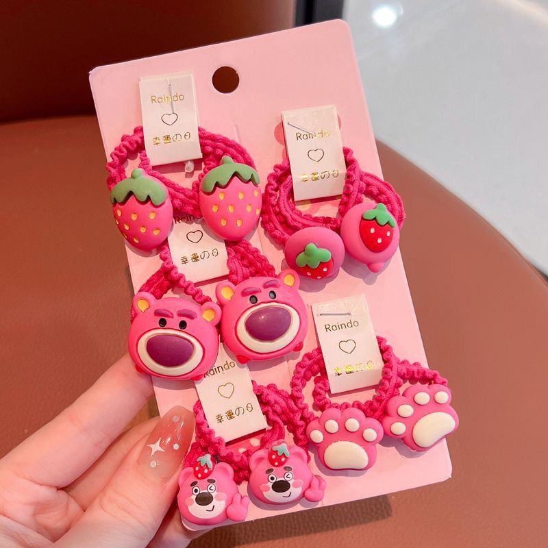 Set 5 cặp Buộc Tóc Hình Gấu- dành cho bé gái siêu đáng yêu❤️
