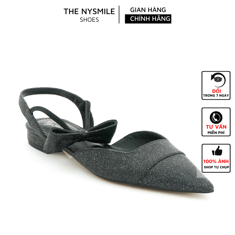 Giày búp bê bít mũi bệt phối nơ - The NySmile BUDDY