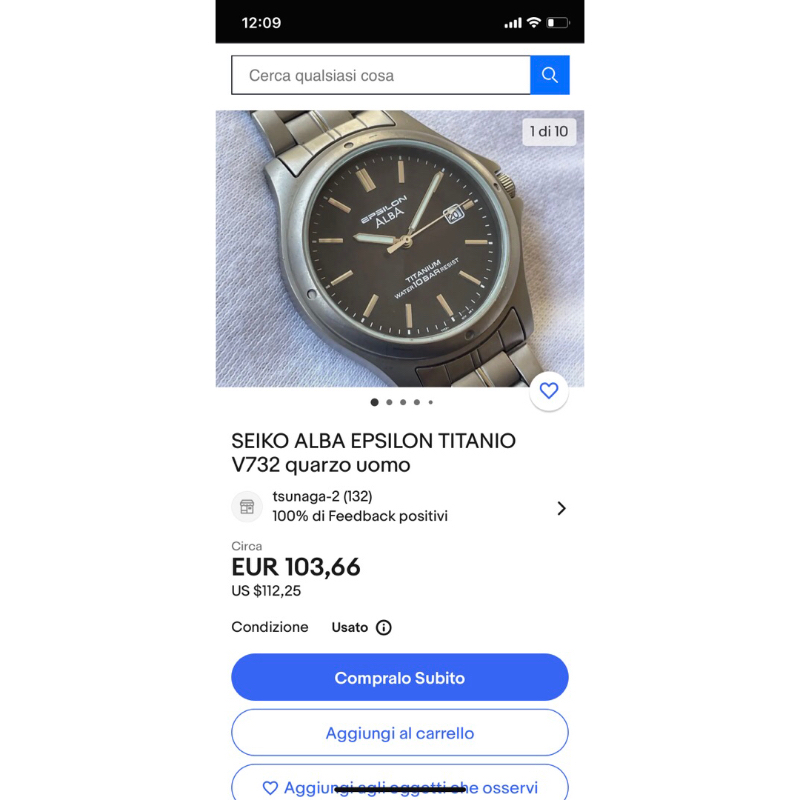 ĐỒNG HỒ NAM ALBA TITANIUM NHẬT