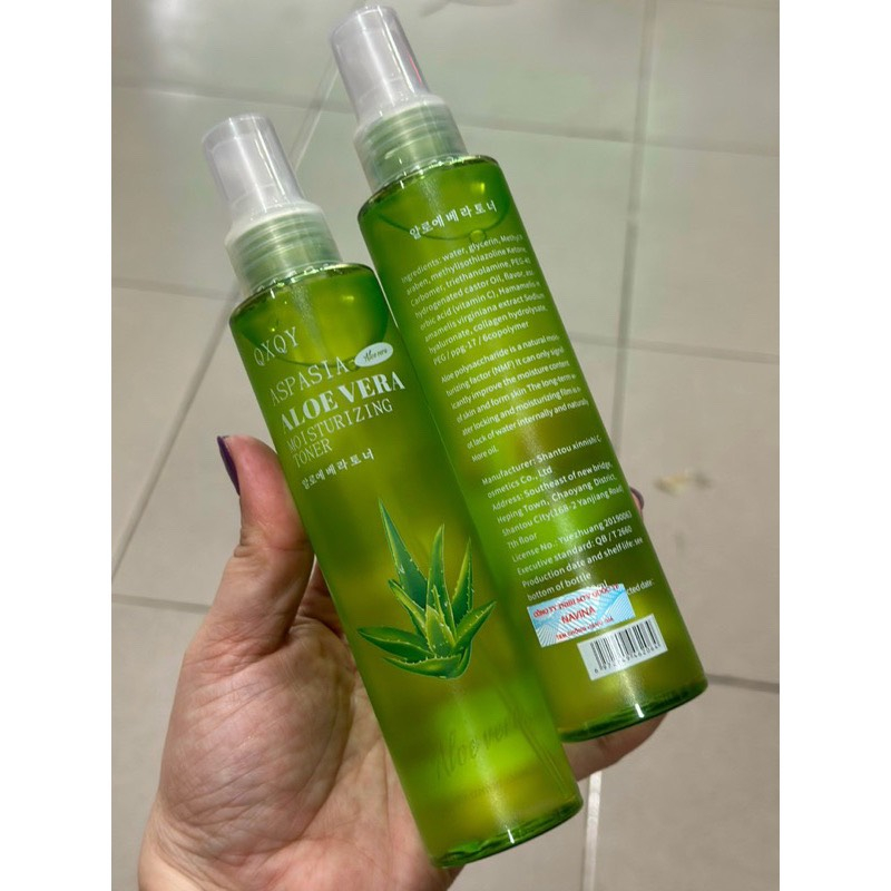 Xịt khoáng nha đam Aloe Vera Chính hãng Yesnow