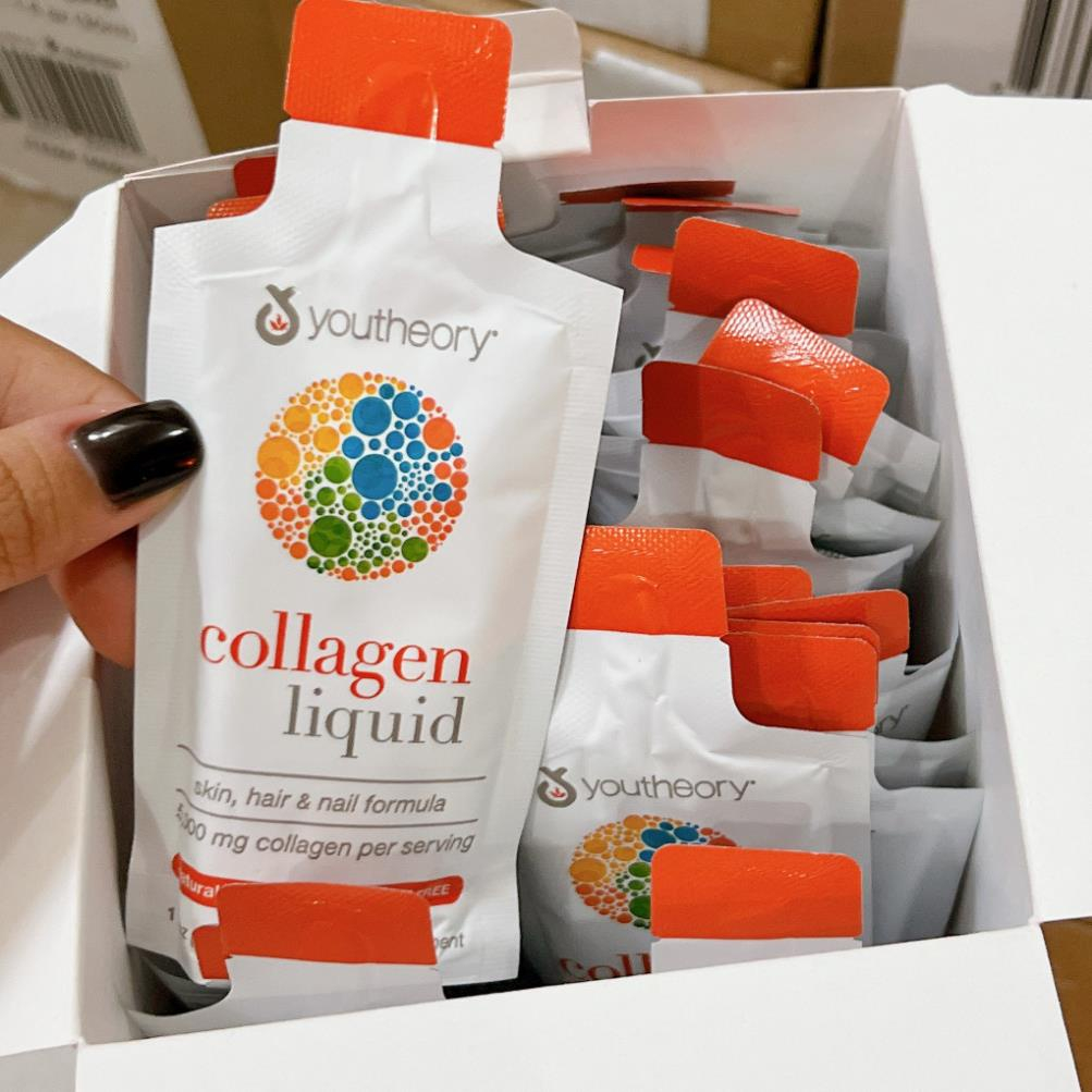 Collagen Nước Vị Dâu Berry Youtheory Collagen Liquid Berry Flavor 30ml