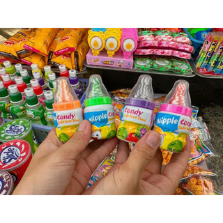Kẹo bình sữa Candy Delicious food, kẹo ngon cho bé yêu, Kẹo mút rắc bột bình sữa