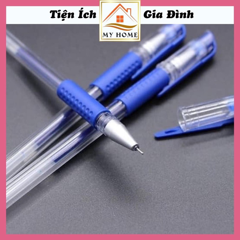 Bút bi mực nước ngòi kim 0.5mm, viết êm tay đều mực, đồ dùng văn phòng phẩm