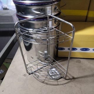 Kệ góc 2 tầng inox 201