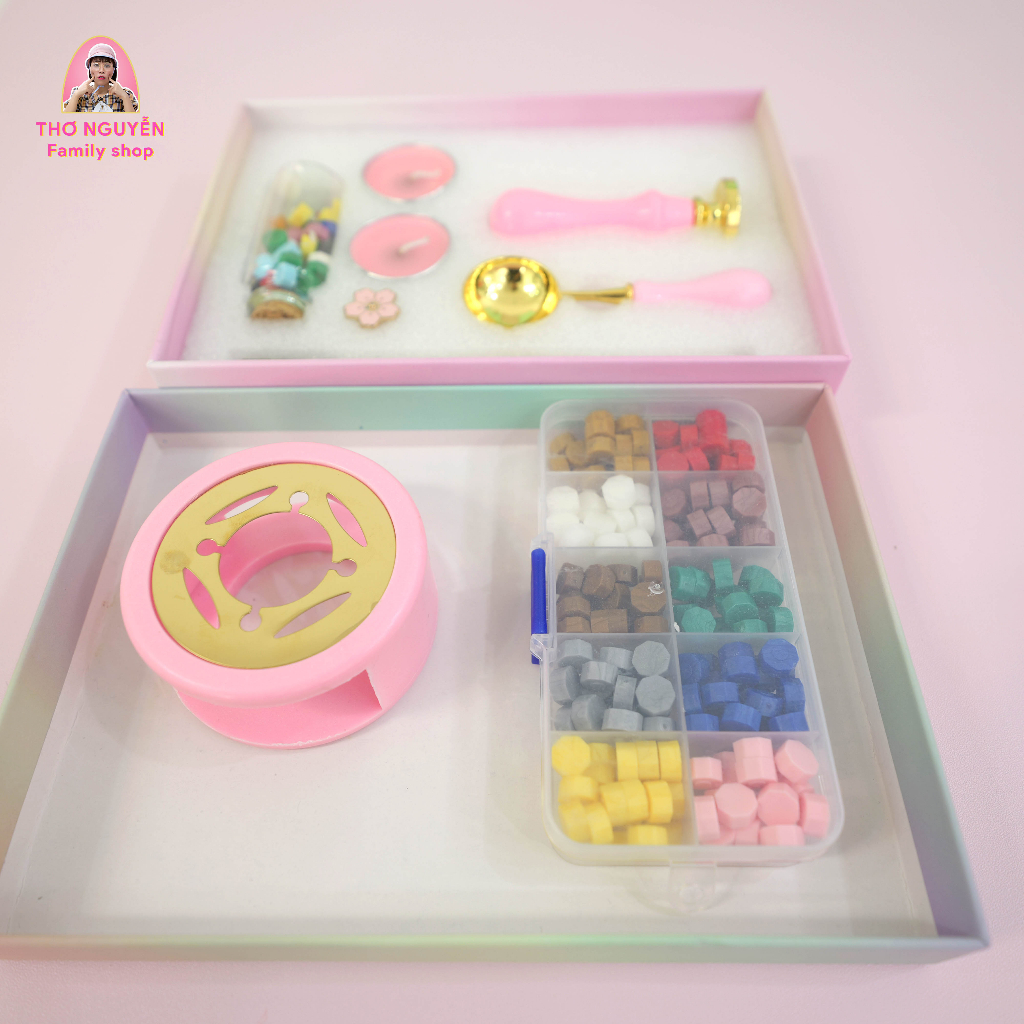 Set đồ chơi làm con dấu dễ làm - Thơ nguyễn shop