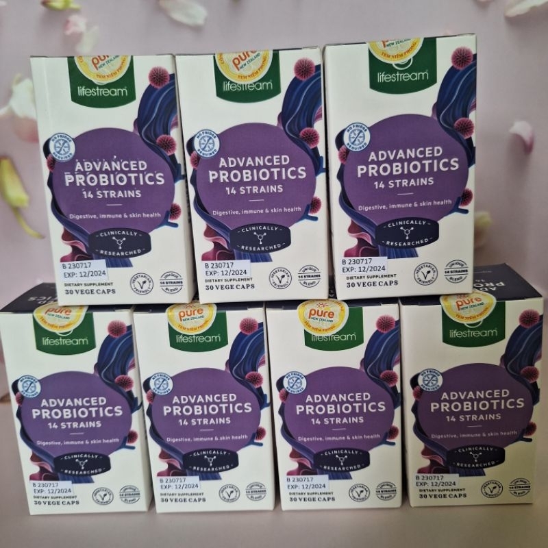 VIÊN UỐNG 14 CHỦNG MEN VI SINH LIFESTREAM ADVANCED PROBIOTIC 30 VIÊN- HỖ TRỢ TIÊU HÓA, ĐẸP DA, PHỤ KHOA