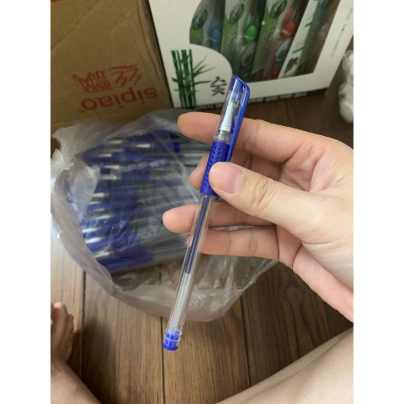 Bút bi mực nước ngòi kim 0.5mm, viết êm tay đều mực, đồ dùng văn phòng phẩm