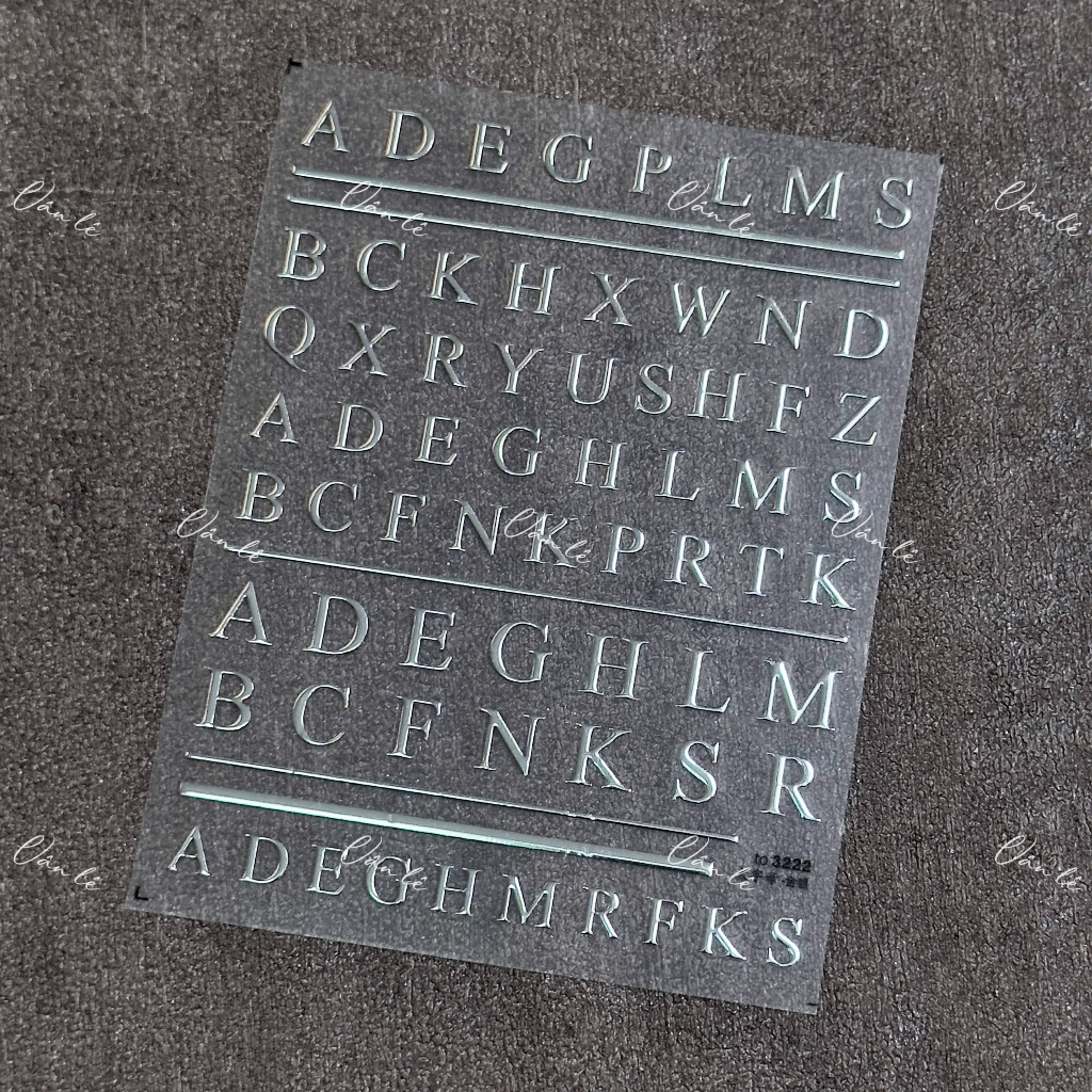 Sticker nail 5D lụa trang trí móng tay