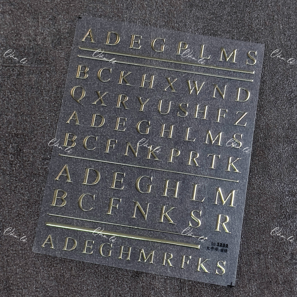 Sticker nail 5D lụa trang trí móng tay