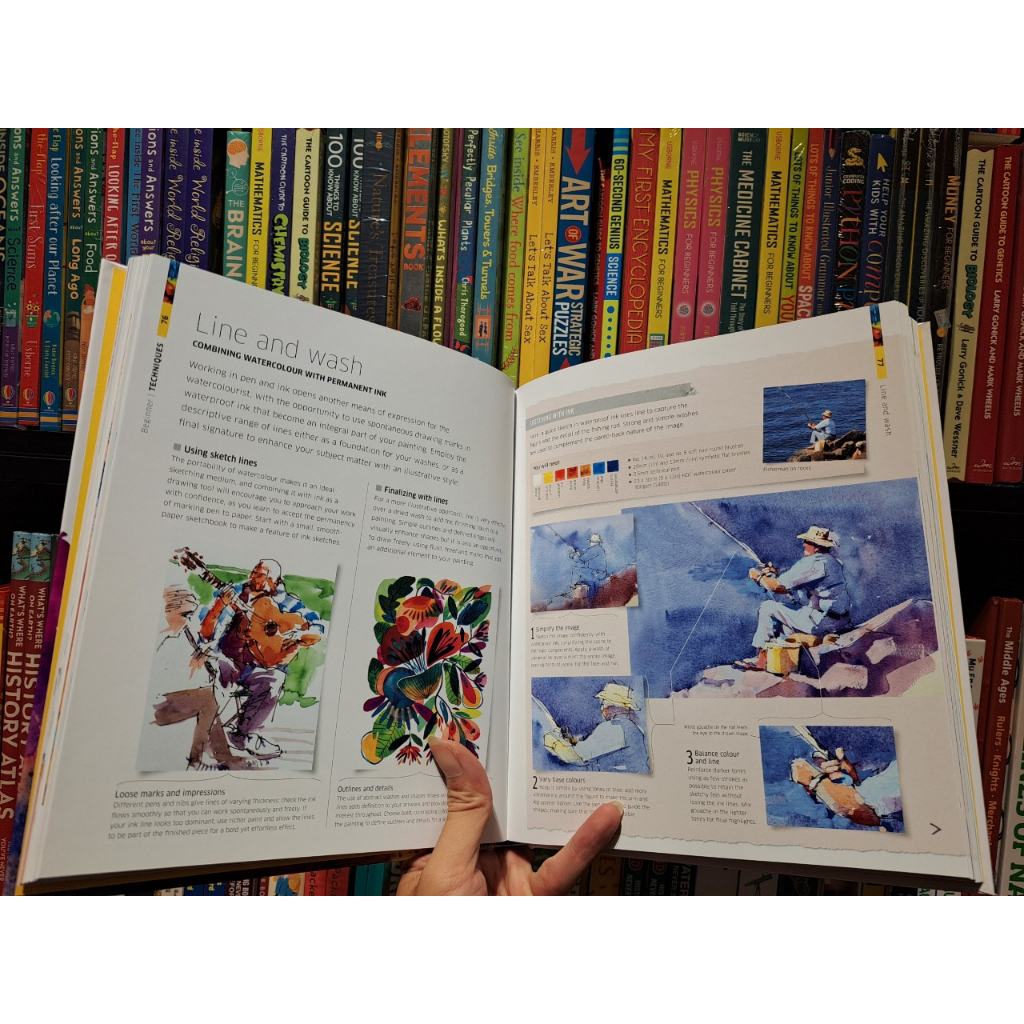 Sách - Watercolour Techniques for Artists and Illustrators