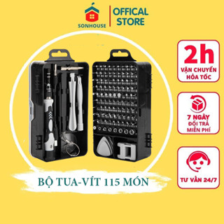 Bộ Tua Vít Đa Năng, Bộ Tua Vít 115 Món Sửa Chữa Điện Thoại, Laptop, Máy Tính, Camera Chuyên Nghiệp - SONHOUSE