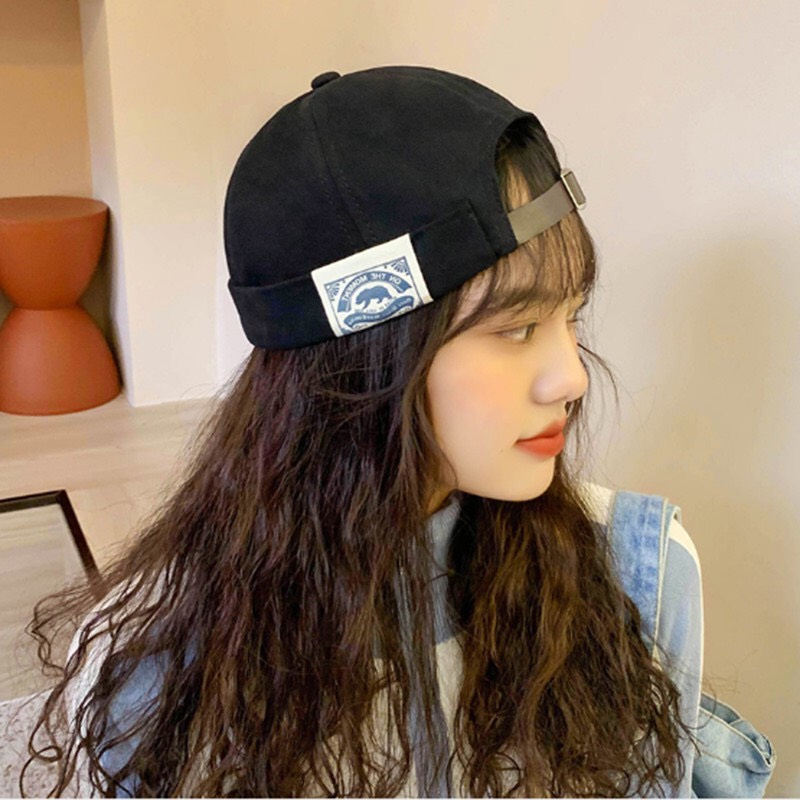 Mũ quả dưa kaki trơn siêu cá tính