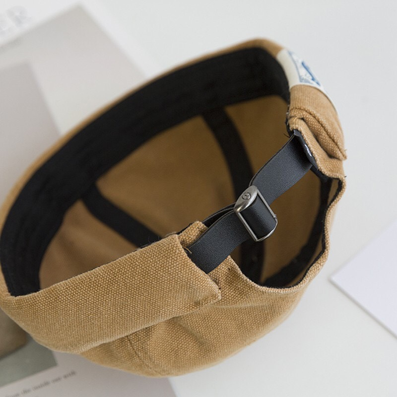 Mũ quả dưa kaki trơn siêu cá tính