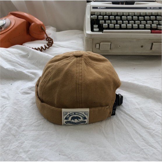 Mũ quả dưa kaki trơn siêu cá tính