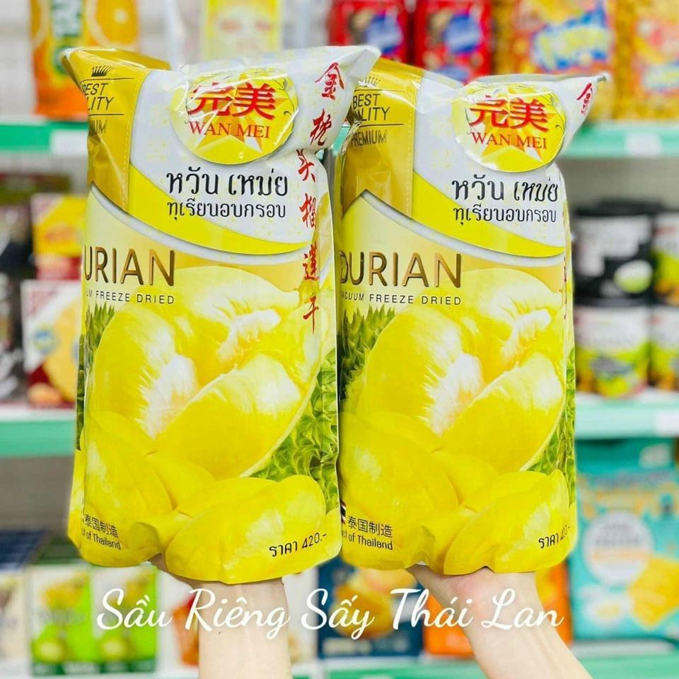 Sầu riêng sấy Thái Lan