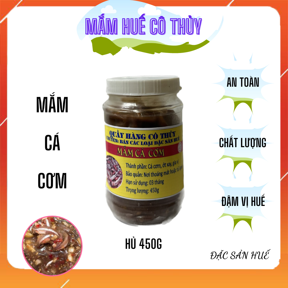 Măm cá cơm nguyên con hũ 450g - đặc sản huế