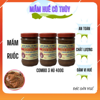 Combo 3 hũ mắm ruốc huế 400g - mắm huế cô thủy