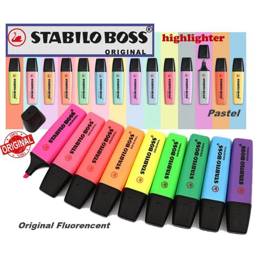 Bút Dạ Quang Stabilo Boss Original Chính Hãng