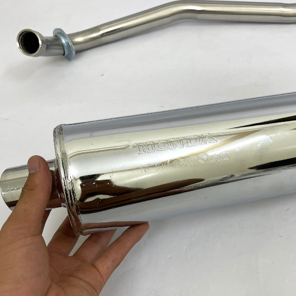 Pô RSX Honda Chính Hãng Lắp Dòng Xe WaveA 50-100-110cc Fom Vểnh Lắp Đặt Như Zin