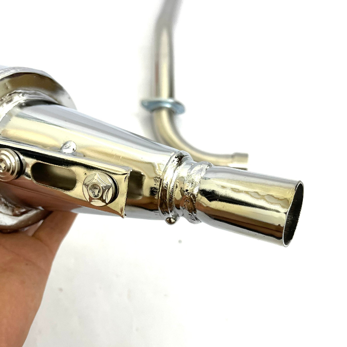 Pô RSX Honda Chính Hãng Lắp Dòng Xe WaveA 50-100-110cc Fom Vểnh Lắp Đặt Như Zin