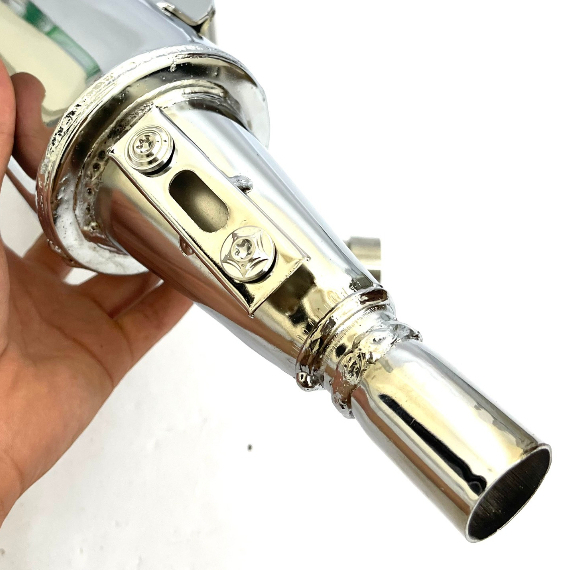 Pô RSX Honda Chính Hãng Lắp Dòng Xe WaveA 50-100-110cc Fom Vểnh Lắp Đặt Như Zin