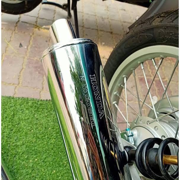 Pô RSX Honda Chính Hãng Lắp Dòng Xe WaveA 50-100-110cc Fom Vểnh Lắp Đặt Như Zin