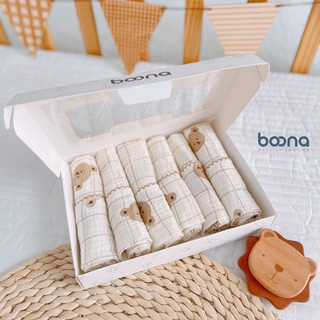 Khăn sữa xô muslin BOONA 2 lớp