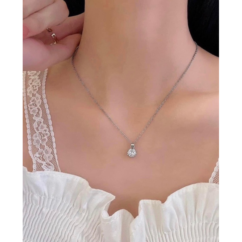 COMBO DÂY CHUYỀN +NHẪN ĐÍNH ĐÁ LUNG LINH