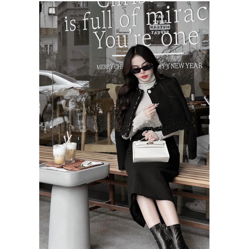 Sét dạ 2 lớp siêu sang chảnh