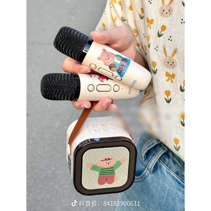 BỘ LOA Bluetooth KÈM 2 MiC- không kèm sticker