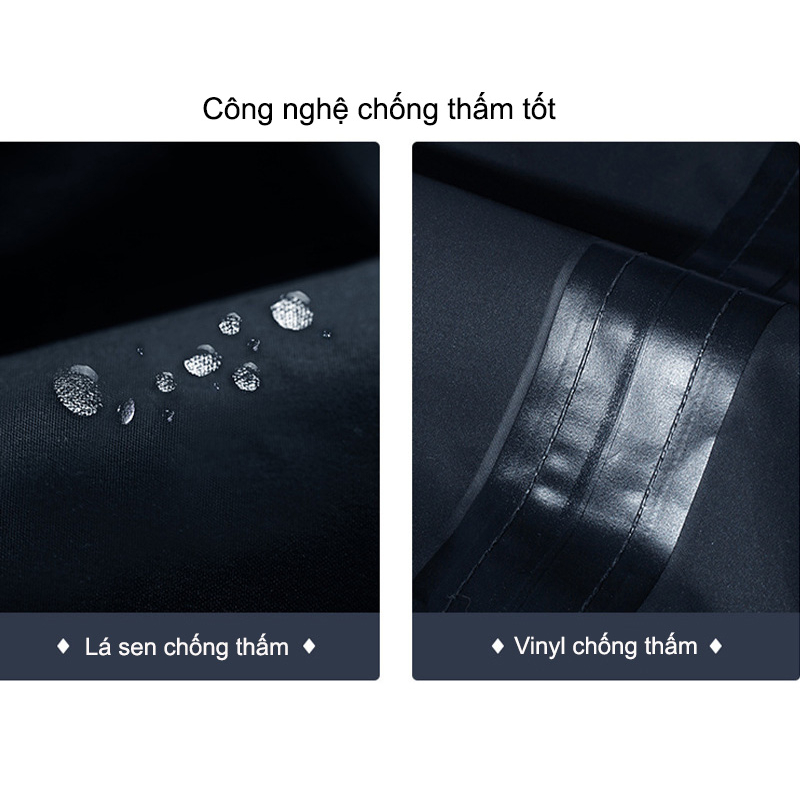 Áo Mưa Bộ Vải Dù , Siêu Bền Không Thấm Nước size từ 45 tới 78kg