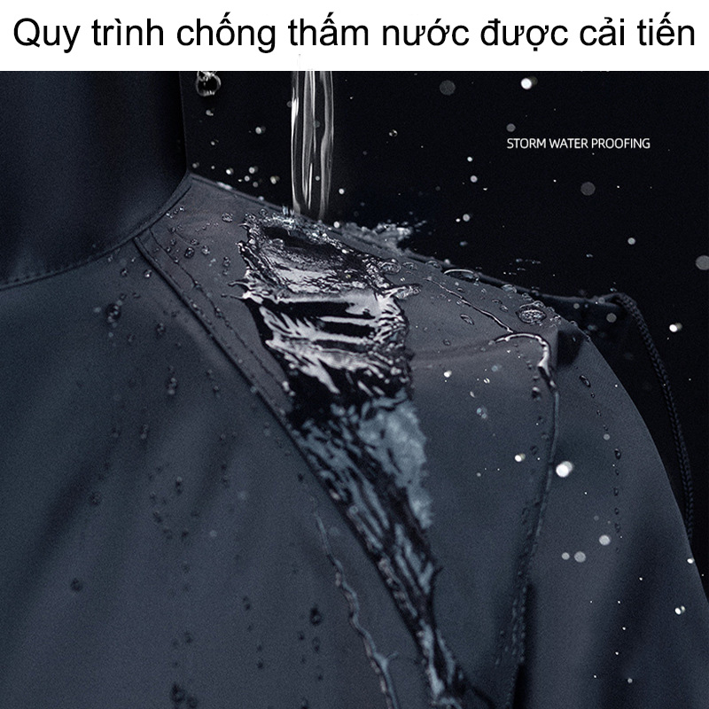 Áo Mưa Bộ Vải Dù , Siêu Bền Không Thấm Nước size từ 45 tới 78kg