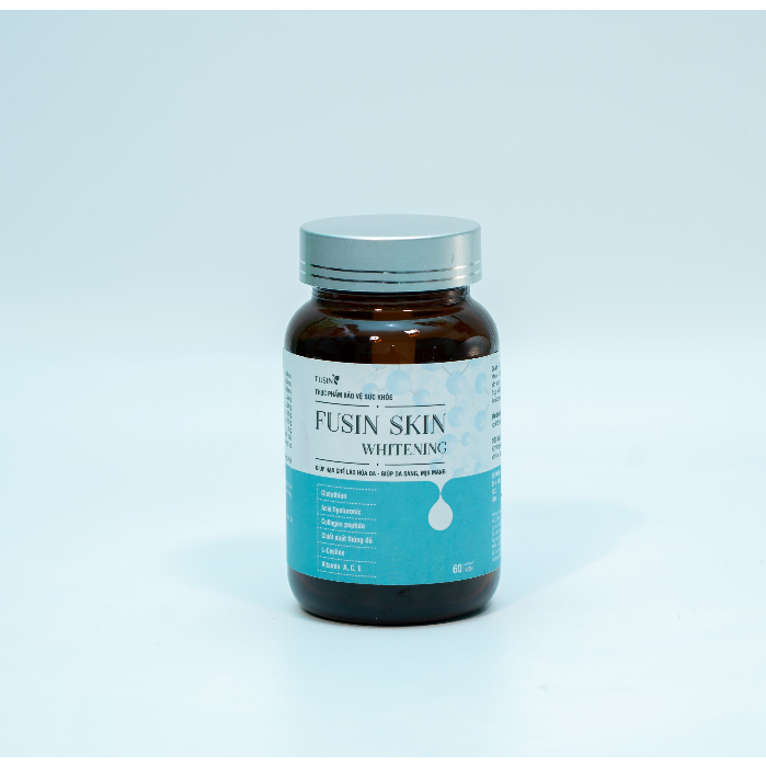 Viên uống trắng da FUSIN SKIN WHITENING tăng độ đàn hồi cho da, hạn chế lão hóa da, giúp da sáng, mịn màng.