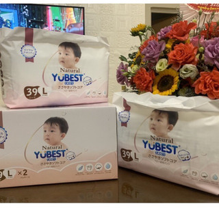 Bỉm quần/ dán yubest cao cấp s44/m40/l39/xl36/xxl34