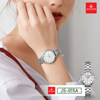 Đồng hồ nữ js-015a julius star hàn quốc dây thép