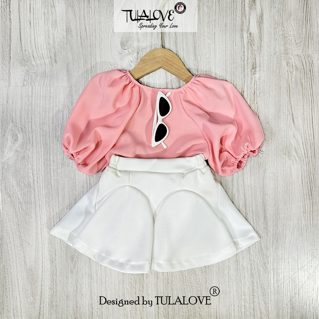 Áo Vai Bông Bé Gái Màu Đơn Sắc Siêu Xinh, Áo Bé Gái Tulalove