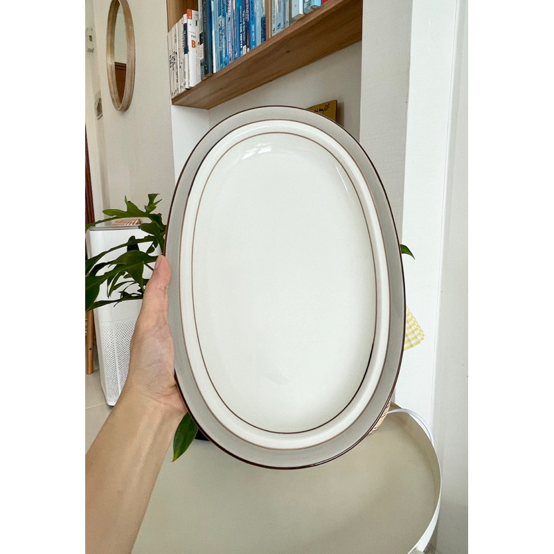 Cưng Ha Home -  - Đĩa oval lớn lòng sâu