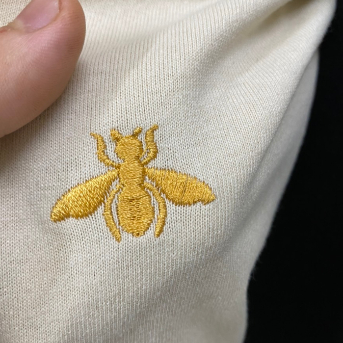 Áo Phông Gucci Thêu Ong Chất Liệu Cotton Lạnh-Áo Thun Gucci Thêu Ong Nam Nữ Hàng Đẹp Phong Cách Boy Phố