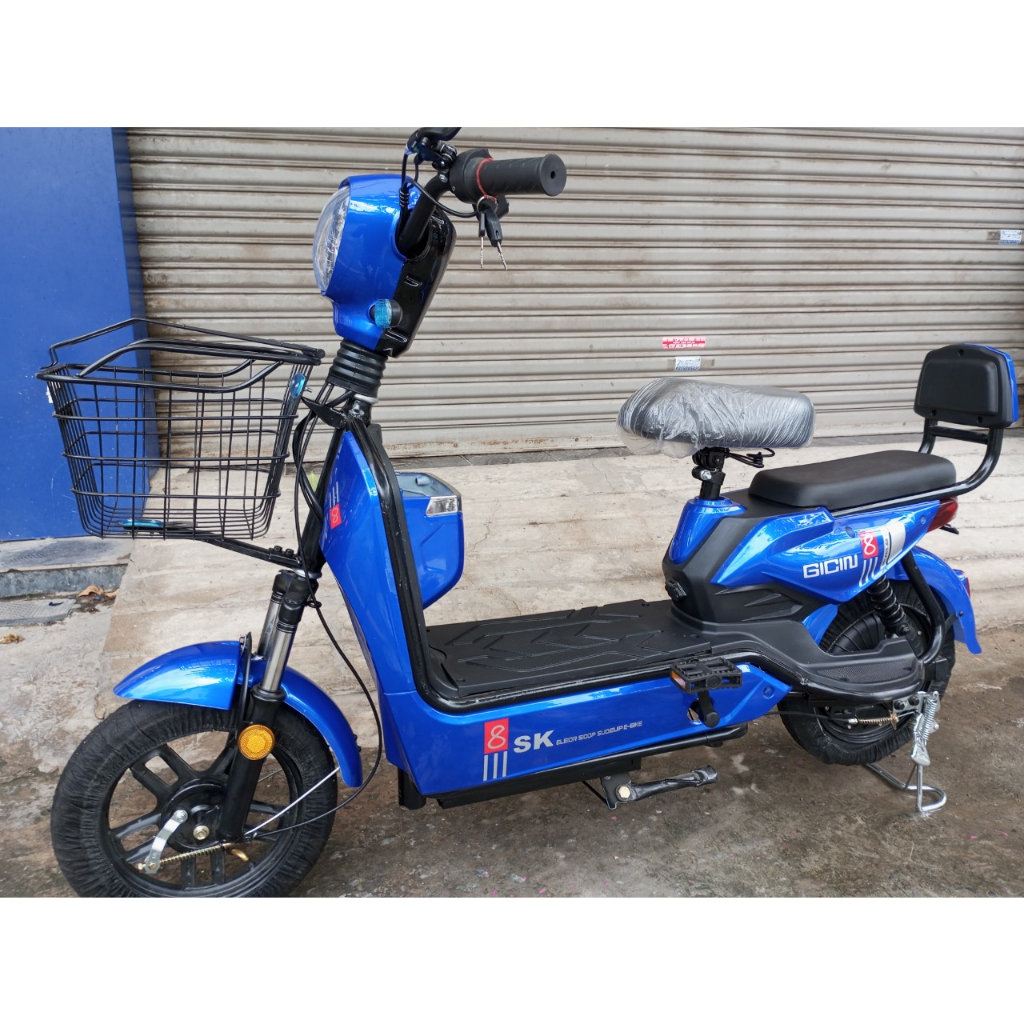 Xe đạp điện Gicin có yên sau bảo hành chính hãng mẫu xe đạp điện học sinh cao cấp